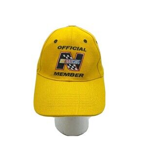 Nascar Official Member Hat Racing Cap VIP Logo Checkered Flag Baseball Trucker